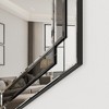 Vynxaria 28 in. Wx31 in. H inches Wall-Mounted Silver Decorative Round Wall Mirror for Home, Living Room, Bedroom, Entryway - 4 of 4