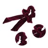 Unique Bargains Solid Color Ribbon Scrunchies 1 Pc - 3 of 4