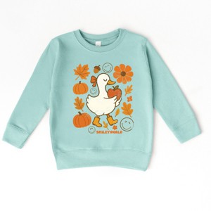 The Juniper Shop SmileyWorld Goose Autumn Toddler Sweatshirt - 1 of 4