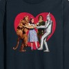 Men's - Wizard of Oz - Dorthy and Friends Photo Heart Long Sleeve Graphic T-Shirt - 2 of 4