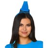 Crayola Adult Crayon Headband and Sticker Costume Accessory Kit Blue OSFM - 3 of 3