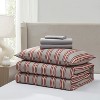 Nestl Comforter Set, 7pc Bed in a Bag, Modern Comforter Sets with Sheets, Striped Design Bed Set - 4 of 4