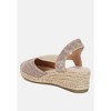 Port Side Metallic Woven Espadrille Wedges Women - 3 of 4