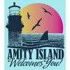 Juniors Womens Jaws Amity Island Welcomes You! Racerback Tank Top - 2 of 4
