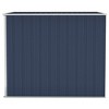vidaXL Wall-mounted Garden Shed Anthracite 46.5"x76.4"x70.1" Steel - 4 of 4