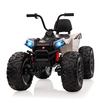 24V Electric Ride-On ATV for Kid Ages 3-8 with Dual Motors,Parental Remote,Puncture-Proof EVA Tire¨C Outdoor 4-Wheeler