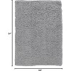 HomeStock Pastel Shaggy Grey 5x7, Shag, HandTufted - 3 of 4