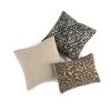 Shiraleah Leopard Print Faux Fur Square Pillow - image 4 of 4