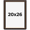 PosterPalooza | Modern Shadow Box 1" Depth Brown Picture Frame - UV Acrylic, Backing, Hanging Hardware - 2 of 4