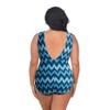 Women's Plus Size Double V Plunge One Piece Swimsuit - Always for Me - image 2 of 3