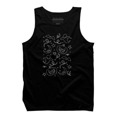 Men's Design By Humans Halloween party By makart8 Tank Top