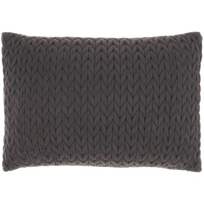 Life Styles Quilted Chevron Throw Pillow - Mina Victory