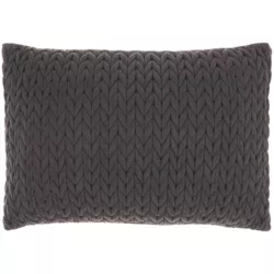 Life Styles Quilted Chevron Throw Pillow - Mina Victory