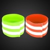 Unique Bargains Reflective Bands for Wrist Reflector Tape Straps Bracelet Green Orange 8 Pcs - 3 of 4