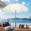 Captiva Designs 7ft Portable Patio Umbrella with Fringe - Stylish Outdoor Shade with UPF 50+ Protection (No Base) - 2 of 4