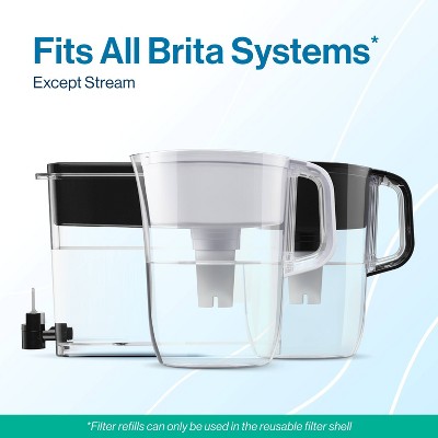 Brita Refillable Water Filter Refills 3-Pack