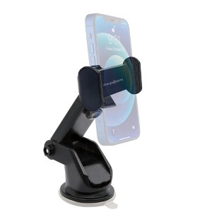 Chargeworx Suction Mount Smartphone Holder 360 Rotation Secure Anti-Scratch Grip - 1 of 1