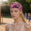 Unique Bargains Breathable Sport Headband Rose Red 1 Pc - image 2 of 4