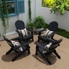 WestinTrends Tuscany HIPS¬¨‚Ä†Outdoor¬¨‚Ä†Patio¬¨‚Ä†Folding¬¨‚Ä†Adirondack¬¨‚Ä†Chair (Set of 4) - 2 of 4