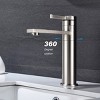 ChicFurnit Bathroom Sink Faucet Single Handle Design for Modern Bathroom Use, Silver, 10.23"*8.1"*2.4" - 4 of 4