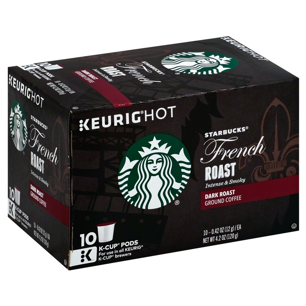 UPC 762111888112 product image for Starbucks French Roast Dark Roast Coffee - Keurig K-Cup Pods - 10ct | upcitemdb.com