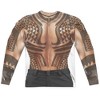 Men's Aquaman Movie Aquaman Tattoos (Front Back Print) Long Sleeve Costume T-Shirt - 3 of 4
