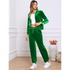 Jess by Meiko Women's Slim Fit Velour Tracksuit Set 2 Pieces - 2 of 4