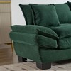 CAVINAS 84 inch Corduroy Sofa Plush,Durable Loveseat Couch With Pillows for Bedroom,Living,Apartment,Office - 4 of 4