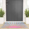 Daily Regina Designs Le Soleil 02 Abstract Retro 36" x 24" Welcome Mat - Society6 - 2 of 3