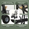 FDW Hose Reel Hold Up To 300 Ft Heavy Duty Garden Hose Reel for Garden Lawn Yard - 4 of 4