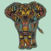 Girl's Lost Gods Elephant Love Free Live Wild T-Shirt - 2 of 4