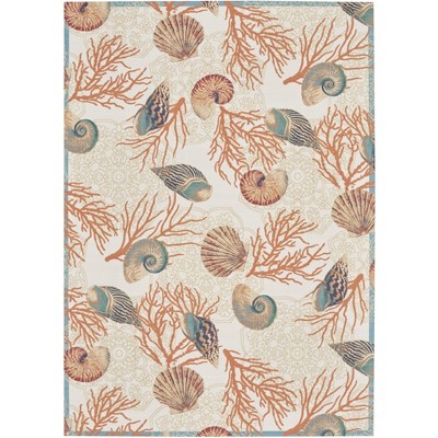 Waverly Seashell Indoor/outdoor Area Rug