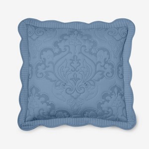 BrylaneHome Amelia Euro Sham - Euro, Ashley Blue - 1 of 3