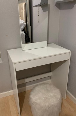 Kansas Vanity With Mirror White - Polifurniture : Target