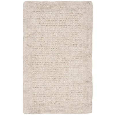 Bath Mats and Rugs Collection PMB652 Hand Tufted Bath Mat -Natural-2'3"x3'9"-"Safavieh.