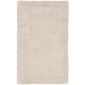 Bath Mats and Rugs Collection PMB652 Hand Tufted Bath Mat -Natural-2'3"x3'9"-"Safavieh. - 1 of 2