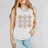 Simply Sage Market S.W.Smiley Flowers Checkered Garment Dyed Tank - 2 of 3