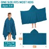 SUN CUBE Hooded Towel for Kids, Absorbent Quick Dry Toddler Beach Towel, Swim Surf Wrap for Shower Pool, Boy Girl Age 3-9 - 2 of 4