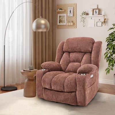 GlasFlength Accent Chairs Modern with Comfortable Seating for Living Room or Lounge Area Brown,40”*36.2”*43.7"