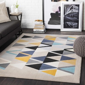 Hauteloom Rectangle Area Rug   Mustard - 1 of 4