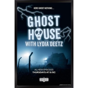 Trends International Beetlejuice Beetlejuice - Ghost House One Sheet Framed Wall Poster Prints - 1 of 4