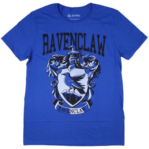 Harry Potter Hogwarts Castle Ravenclaw House Crest Logo Men's T-shirt ...