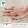 SEVOBAL Bathroom Rugs Bath Mat Rug Home Decor Carpet Shower Mat Non-Skid for Toilet Side Floor Shower Room Bathroom, Beige, 24"*20"*0.75" - 3 of 4