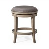 Maven Lane Alexander Backless Swivel Vegan Leather Counter Height Bar Stool - 3 of 4