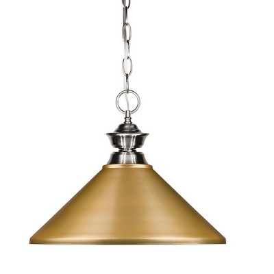 Z-Lite Riviera 1 - Light Pendant in  Brushed Nickel