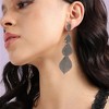 SOHI Women's Intricate Motif Long Drop Earrings - 3 of 4