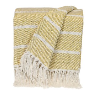 Parkland Collection,Transitional Stripe Rectangle Throw - 1 of 4