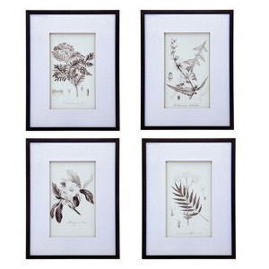 DSVIMOY Set of 4 Botanical Wall Art Prints, Home Decor for Living Room, Dining Room, Bedroom, Hallway, White&Black, 20"*28"*1.2" - 1 of 4