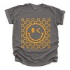 Simply Sage Market S.W.Smiley Mustard Smiley Flowers Garment Dyed Tee - 3 of 4