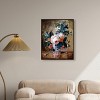 Art Remedy Jan van Huysum - A Delft Vase with Flowers Vintage Classic Roses Wall Art Framed - 2 of 4